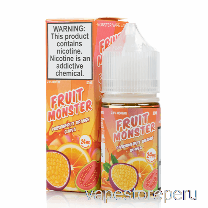 Vape Smoke Maracuyá Naranja Guayaba - Sales De Monstruo De Frutas - 30ml 48mg